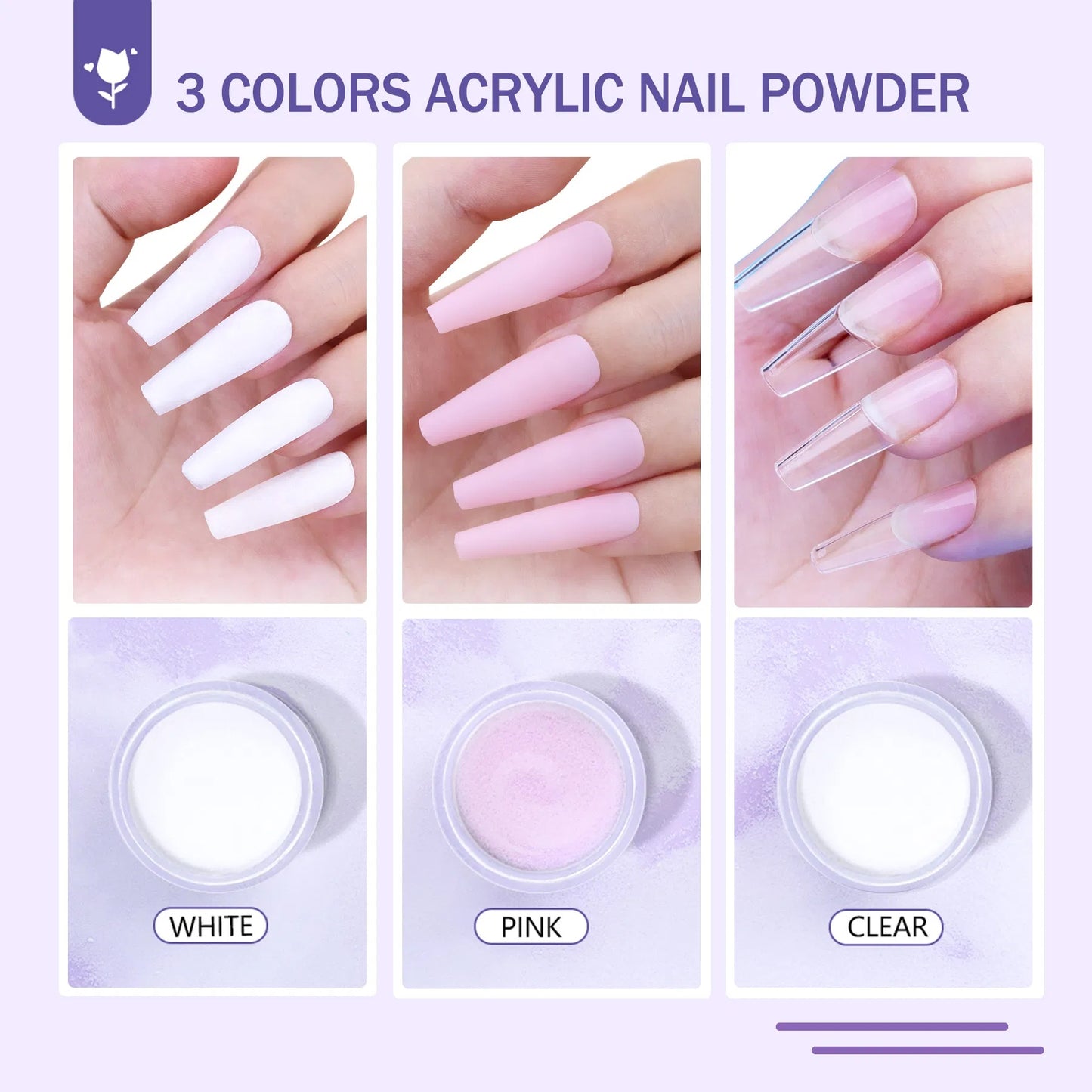 Acrylic Nail Kit With Everything For Beginners, Professional Nail Starter Kit