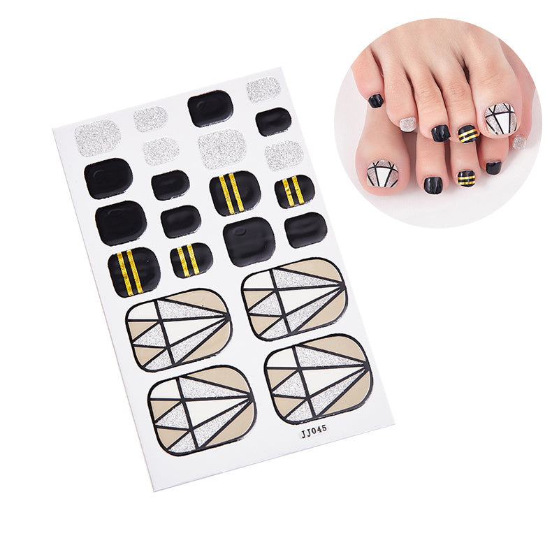 1 Pcs St.Patrick's Day Toe Nail Stickers For Women Girls DIY Nail Art Decoration