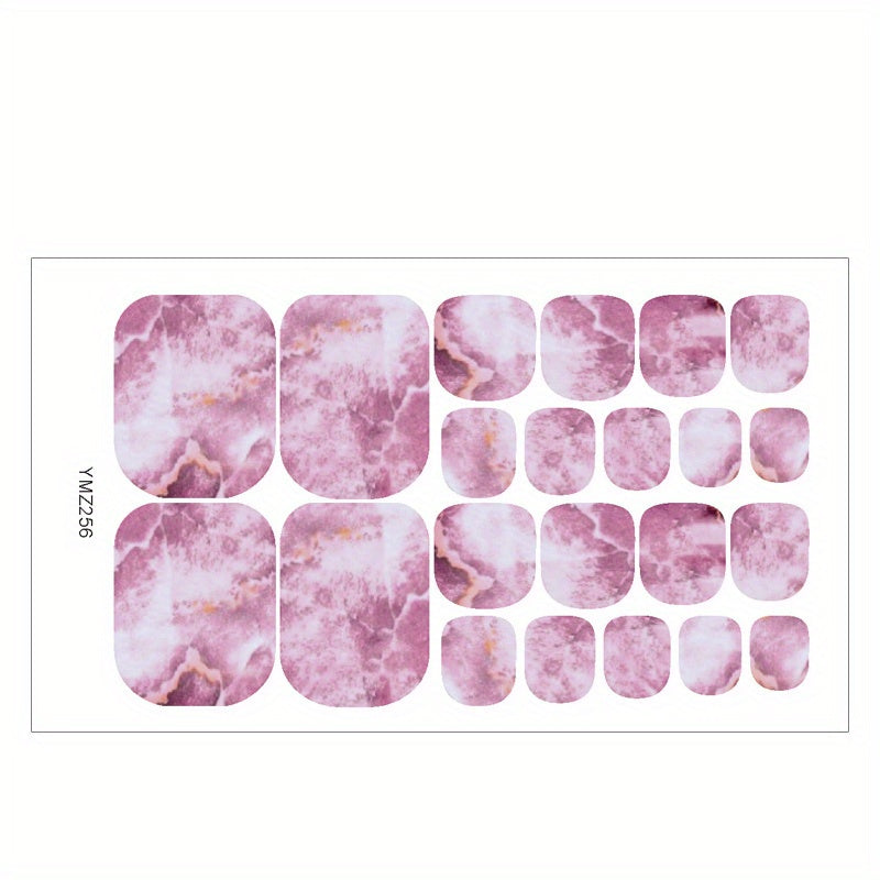 1pc Starry Sky Toe Nail Stickers - Adhesive Foil Stickers for DIY Manicure and Pedicure