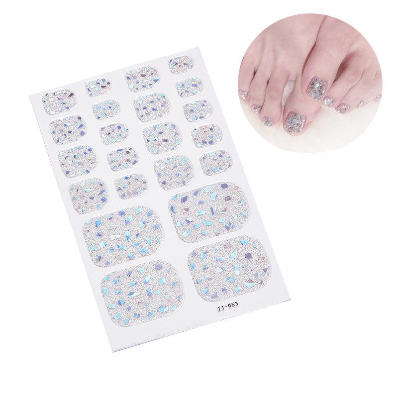 1 Pcs St.Patrick's Day Toe Nail Stickers For Women Girls DIY Nail Art Decoration