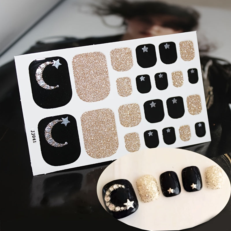 1 Pcs St.Patrick's Day Toe Nail Stickers For Women Girls DIY Nail Art Decoration