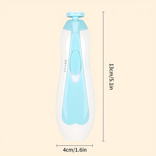 [6-in-1 Electric Nail Trimmer Kit] UNICHERRY 6-in-1 Electric Youngsters Nail Trimmer Kit, Pink & Blue