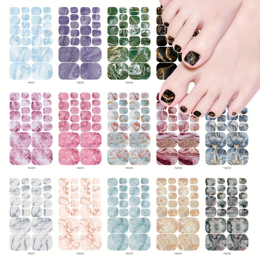 1pc Starry Sky Toe Nail Stickers - Adhesive Foil Stickers for DIY Manicure and Pedicure