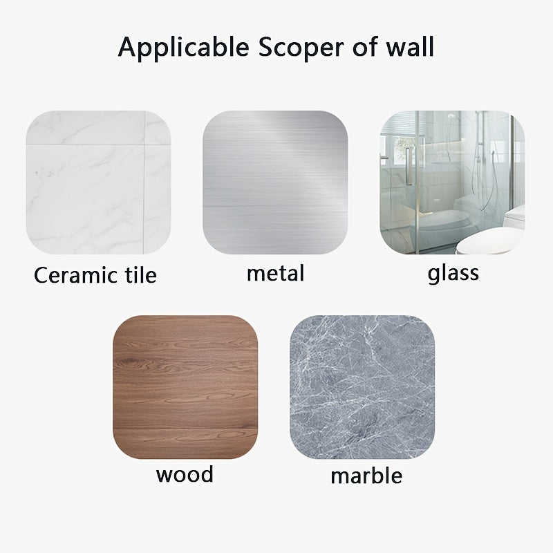 2/8pcs Curtain Rod Brackets No Drilling, Nail Free Adjustable Curtain Rod Hooks