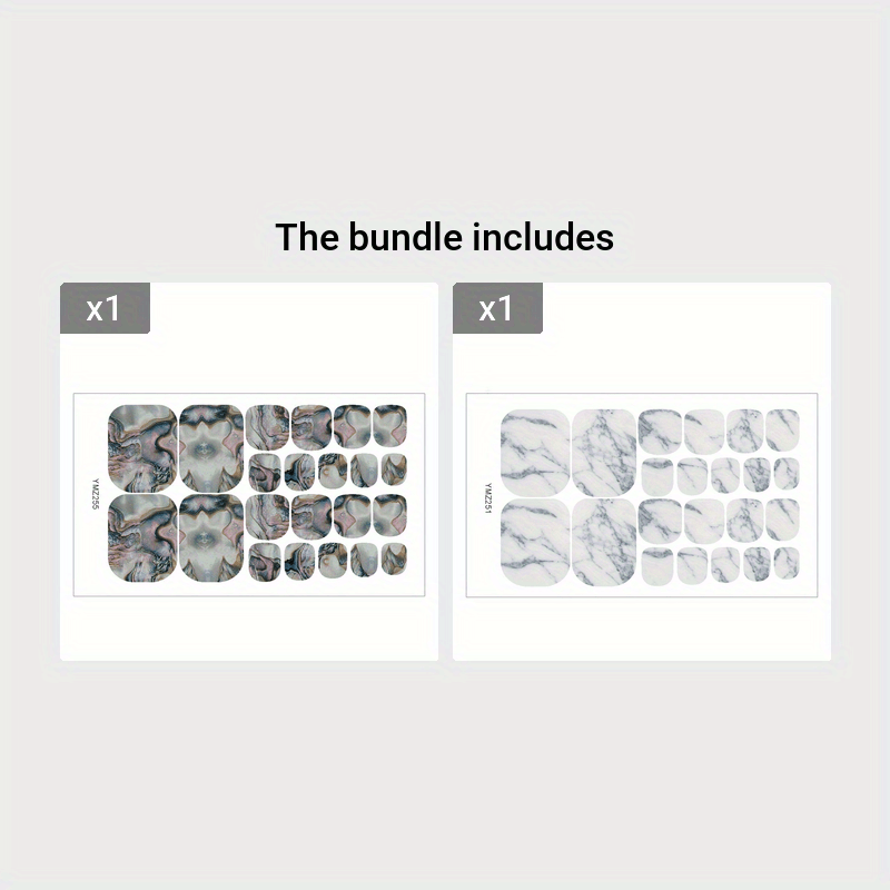 1pc Starry Sky Toe Nail Stickers - Adhesive Foil Stickers for DIY Manicure and Pedicure