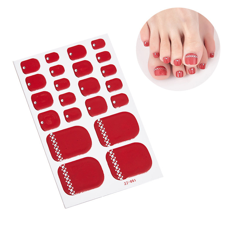 1 Pcs St.Patrick's Day Toe Nail Stickers For Women Girls DIY Nail Art Decoration