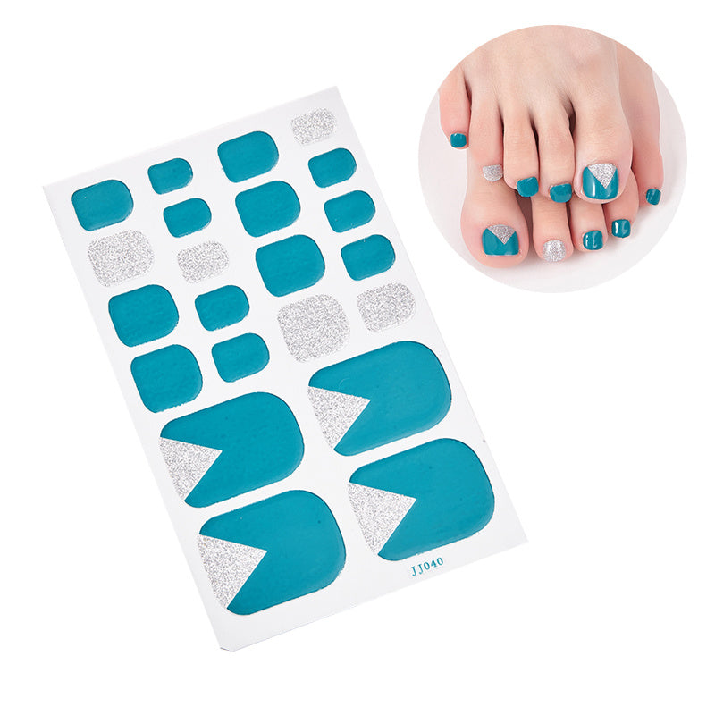 1 Pcs St.Patrick's Day Toe Nail Stickers For Women Girls DIY Nail Art Decoration