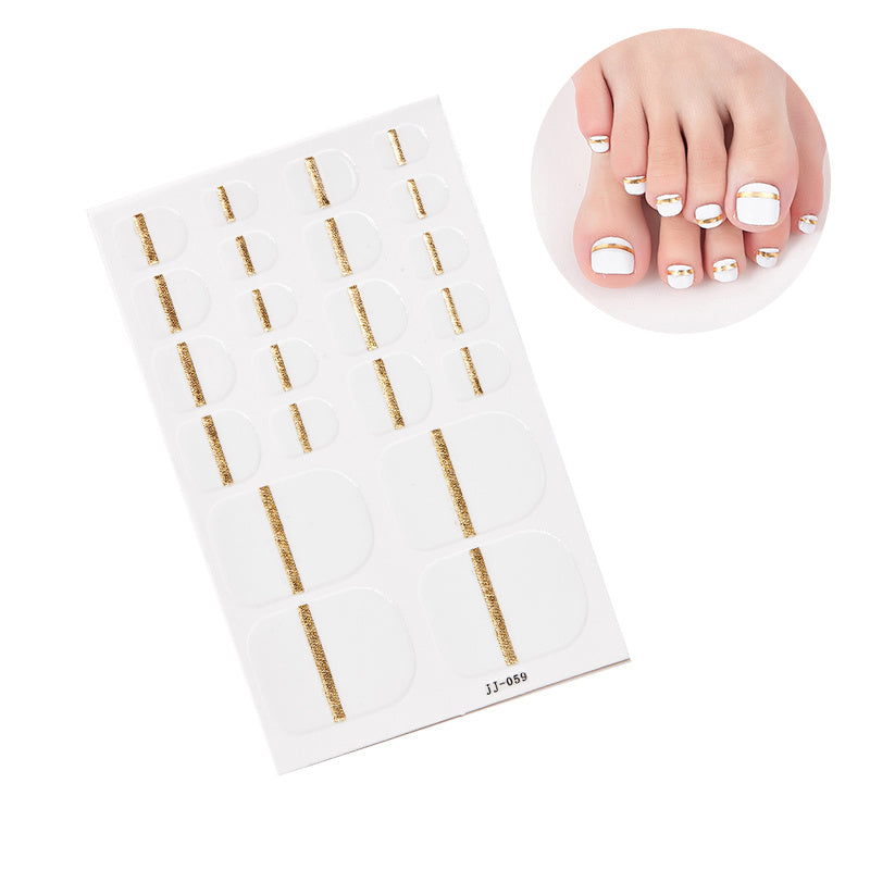 1 Pcs St.Patrick's Day Toe Nail Stickers For Women Girls DIY Nail Art Decoration